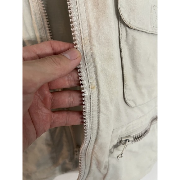 Vintage 80s Banana Republic Vest Jacket Mens S Mill Valley Safari Cargo - Picture 5 of 8